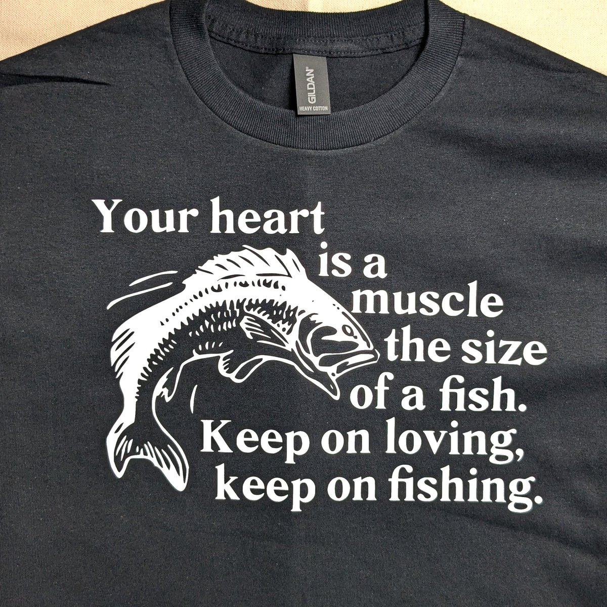 Your Heart is a Muscle the Size of a Fish tee – Toxic Femme