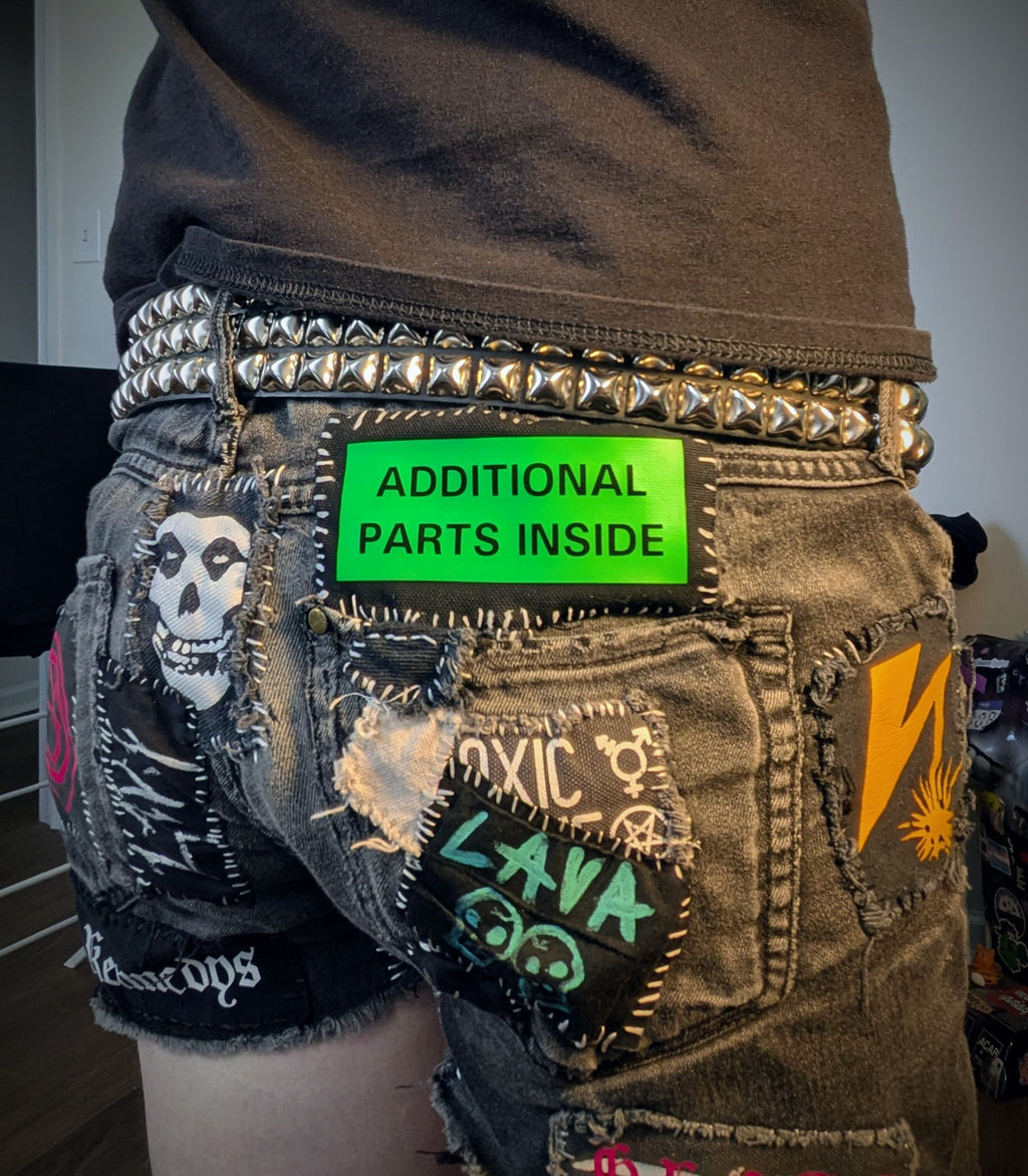 ADDITIONAL PARTS INSIDE sew-on patch