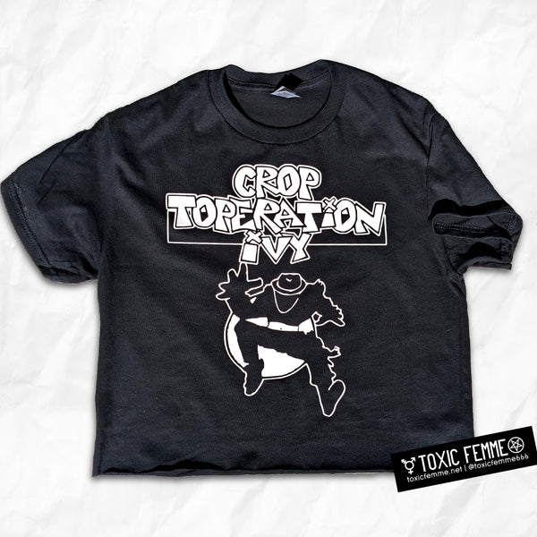 Crop Toperation Ivy crop top tee – Toxic Femme