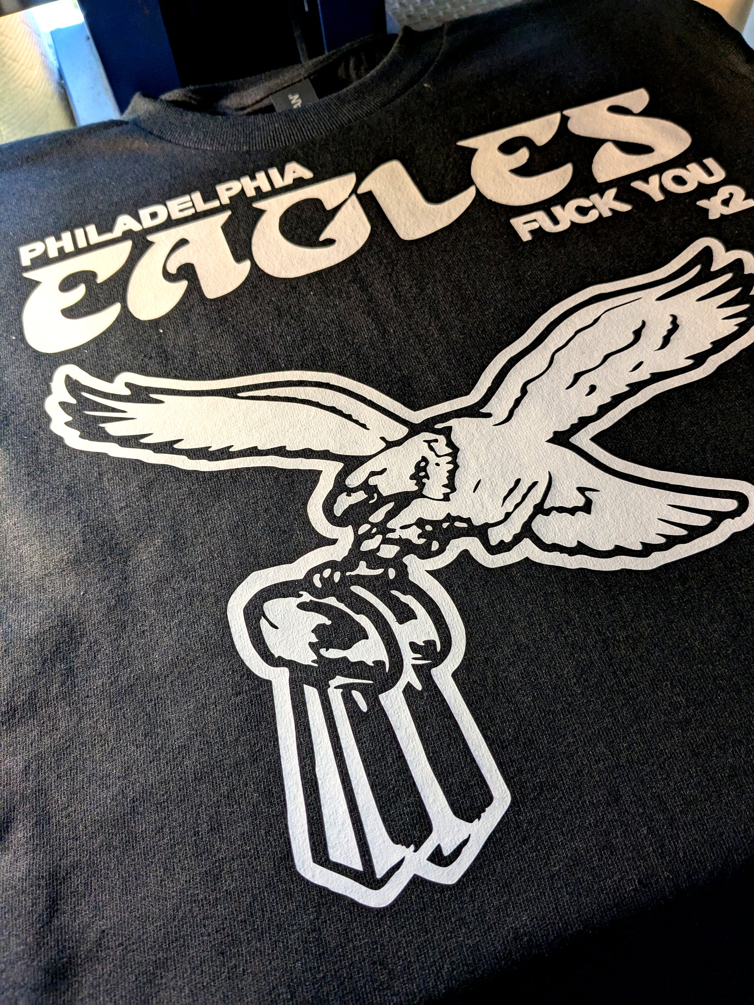 Philadelphia Eagles Fuck You x2 tee