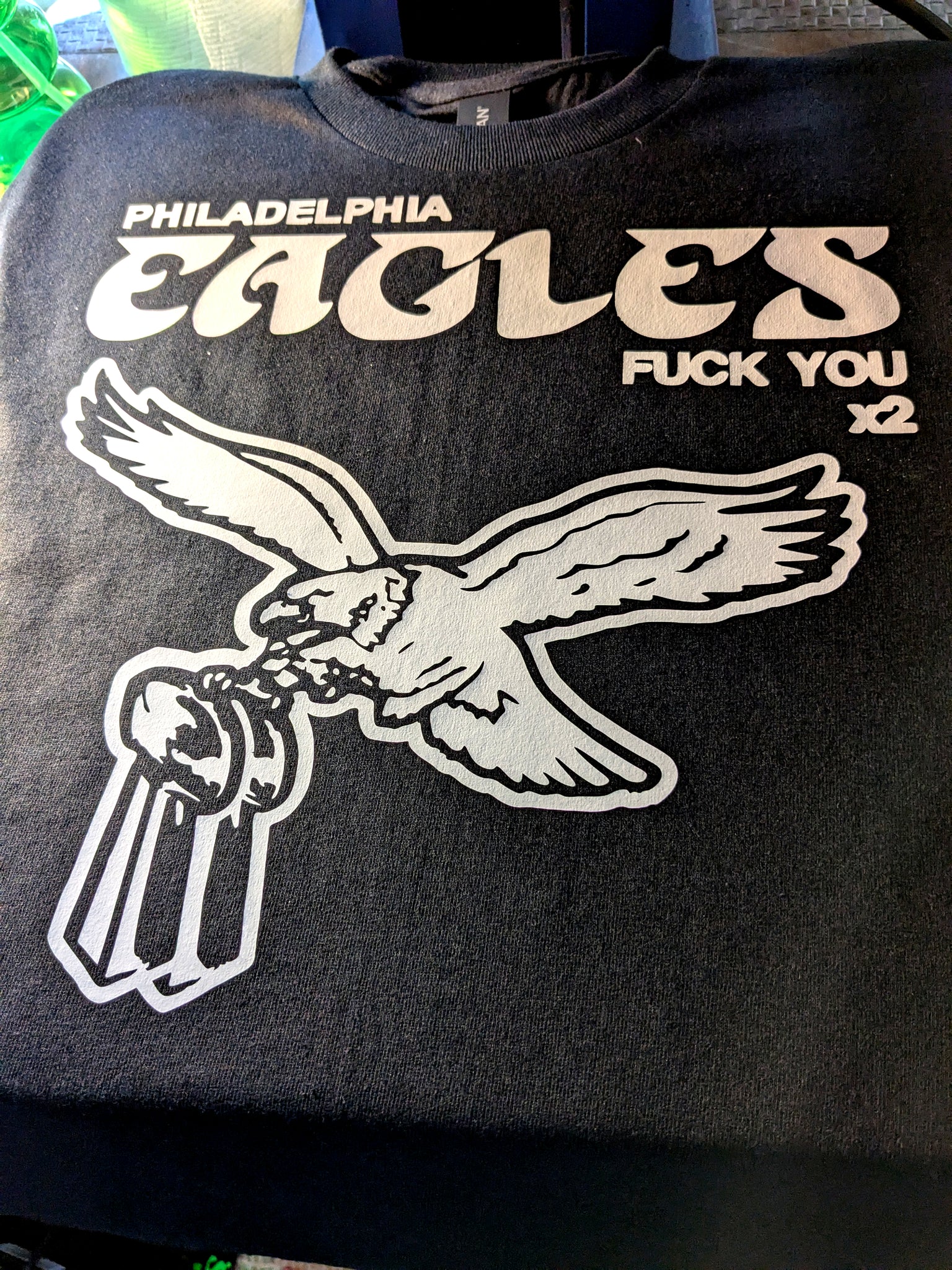 Philadelphia Eagles Fuck You x2 tee
