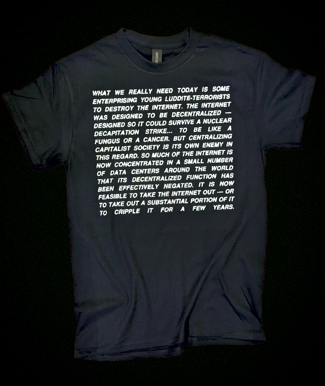 DESTROY THE INTERNET tee