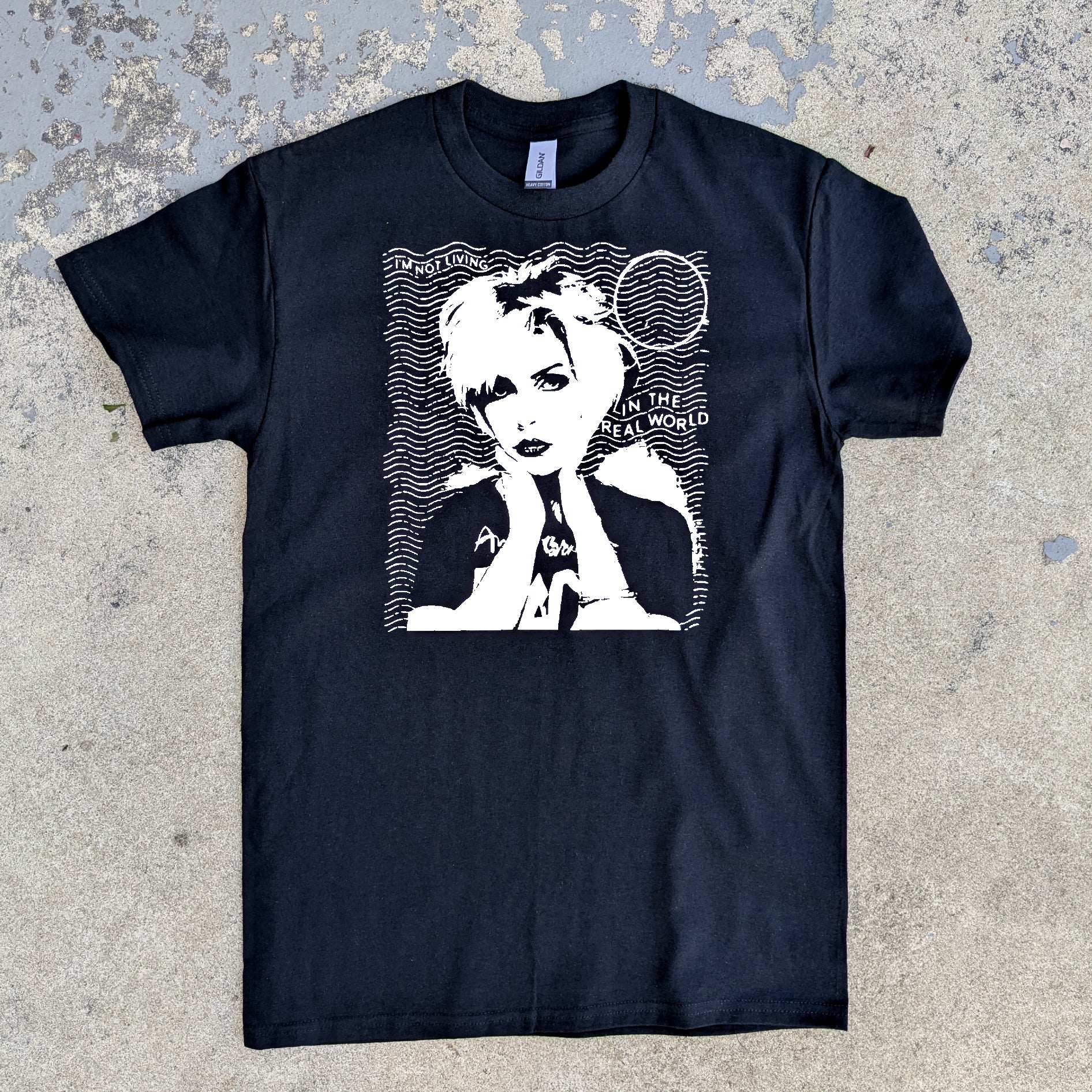 Blondie I'm Not Living in the Real World tee