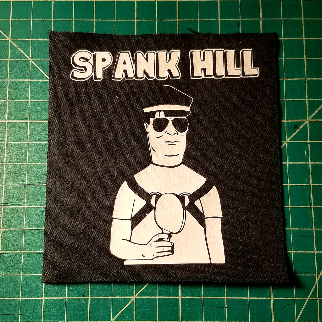 Spank Hill BDSM sew-on patch
