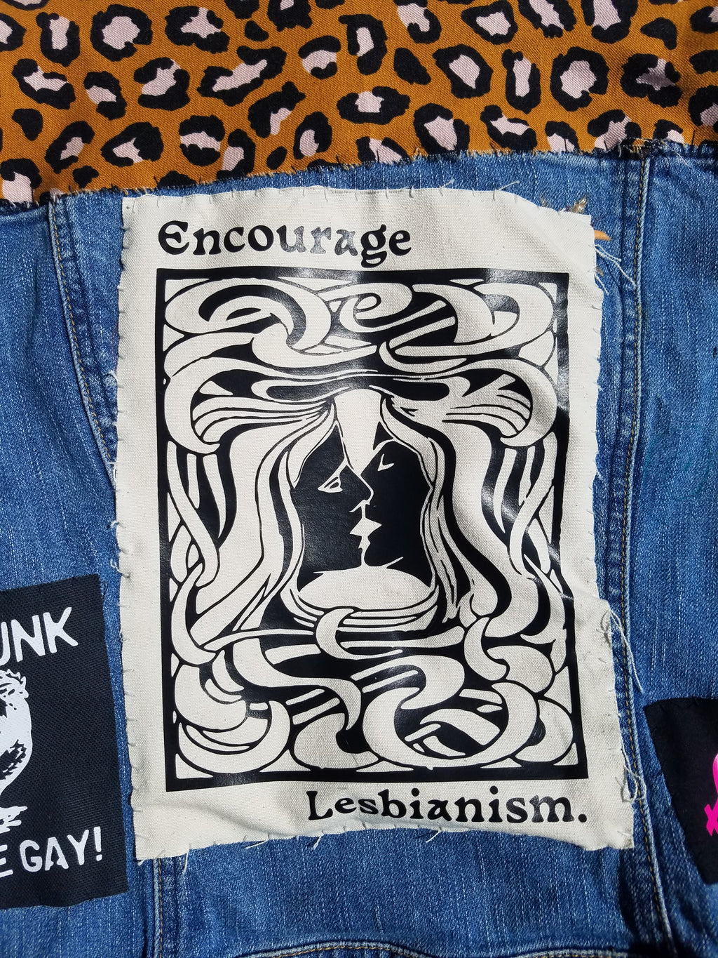 Folk Punk Made Me Gay! sew-on patch – Toxic Femme
