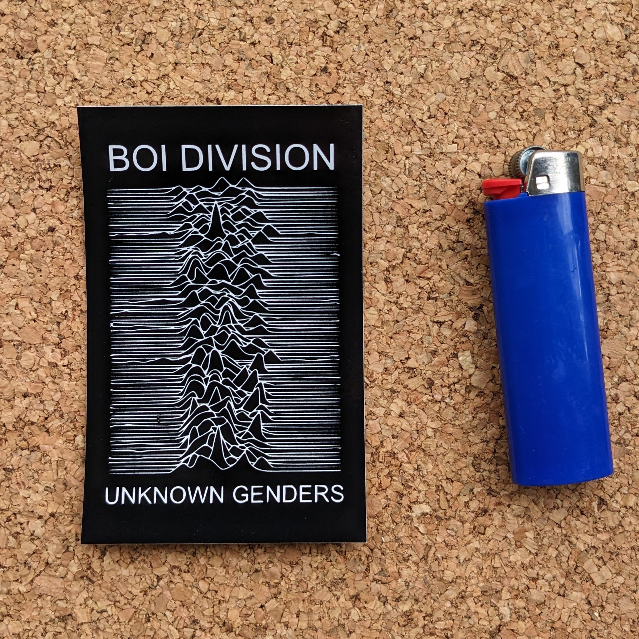 BOI DIVISION / UNKNOWN GENDERS sticker