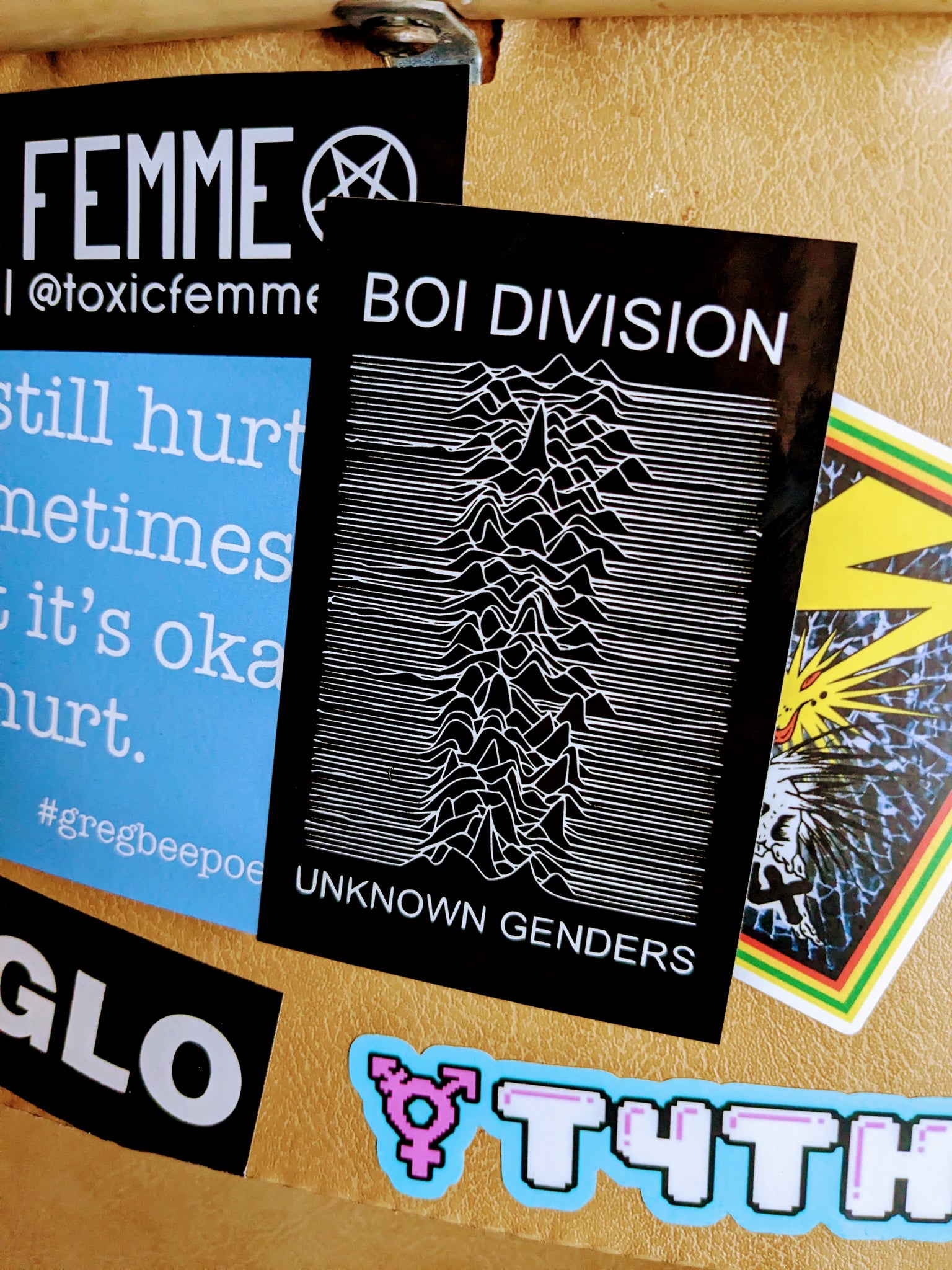 BOI DIVISION / UNKNOWN GENDERS sticker