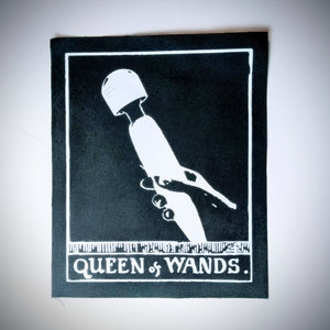 Queen of Wands sew-on back patch