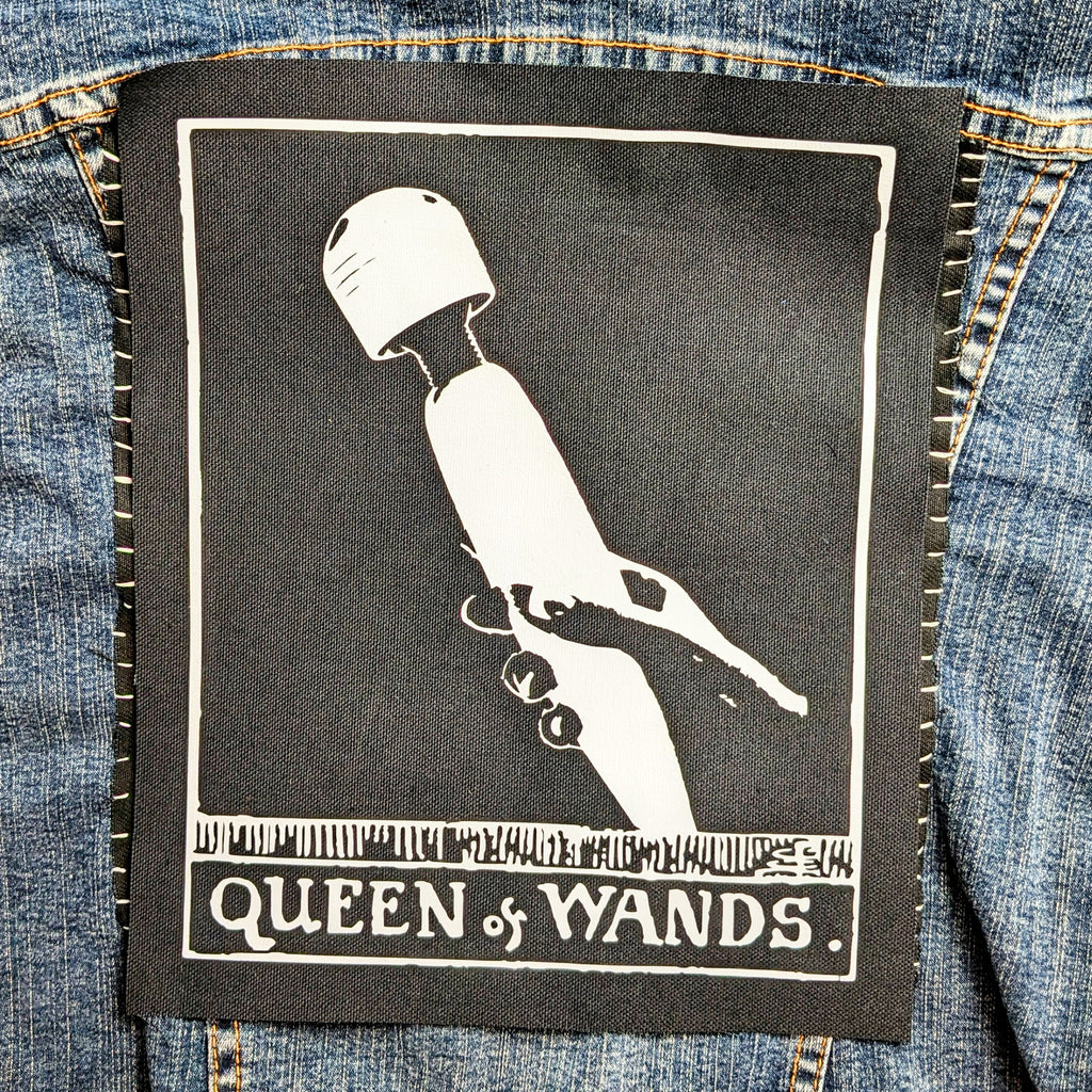 Queen of Wands sew-on back patch