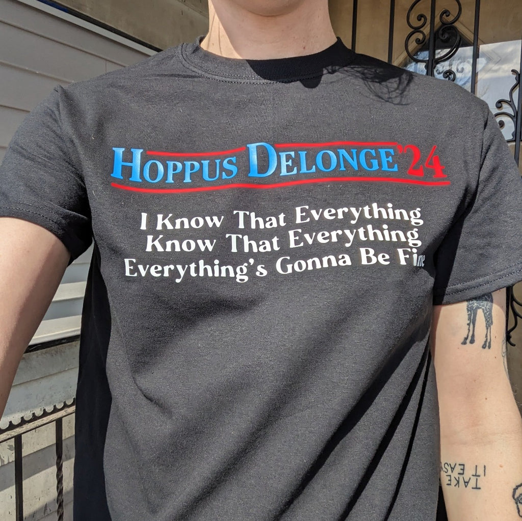 Hoppus/DeLonge for President '24 tee