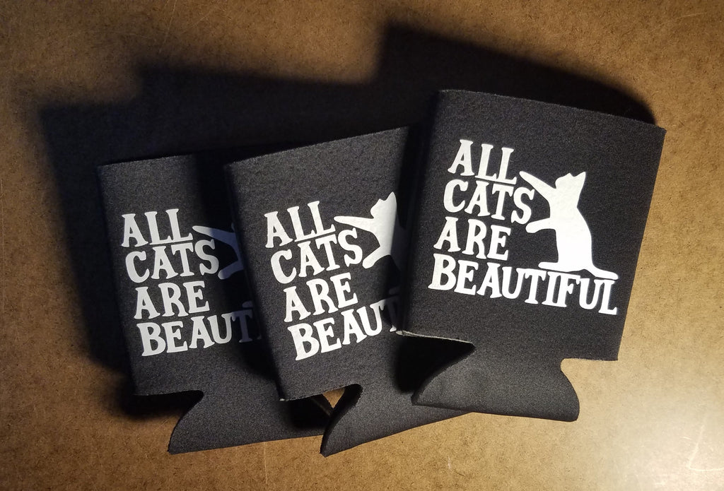 All Cats Are Beautiful ACAB drink coozie