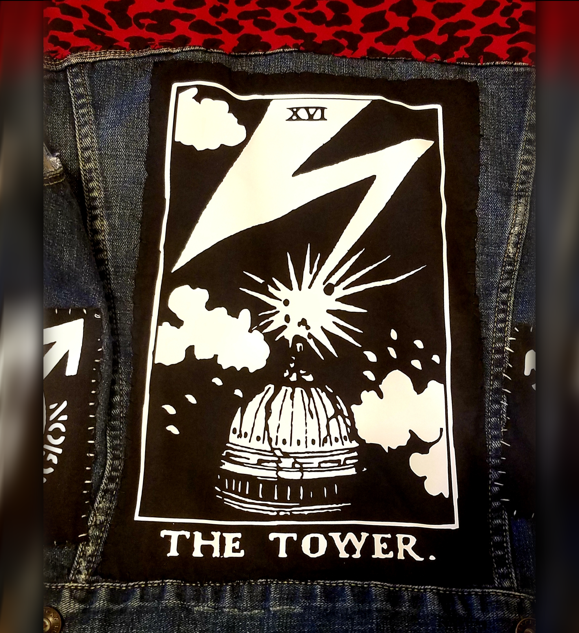 The Tower / DC hardcore punk sew-on back patch – Toxic Femme