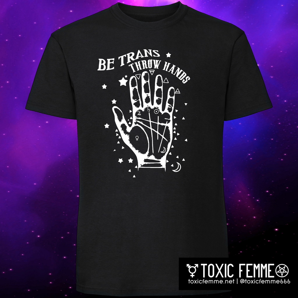 Be Trans Throw Hands tee