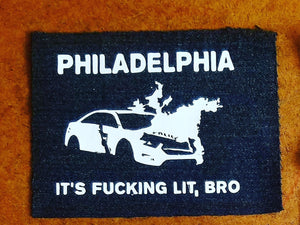 FUCKING LIT sew-on patch