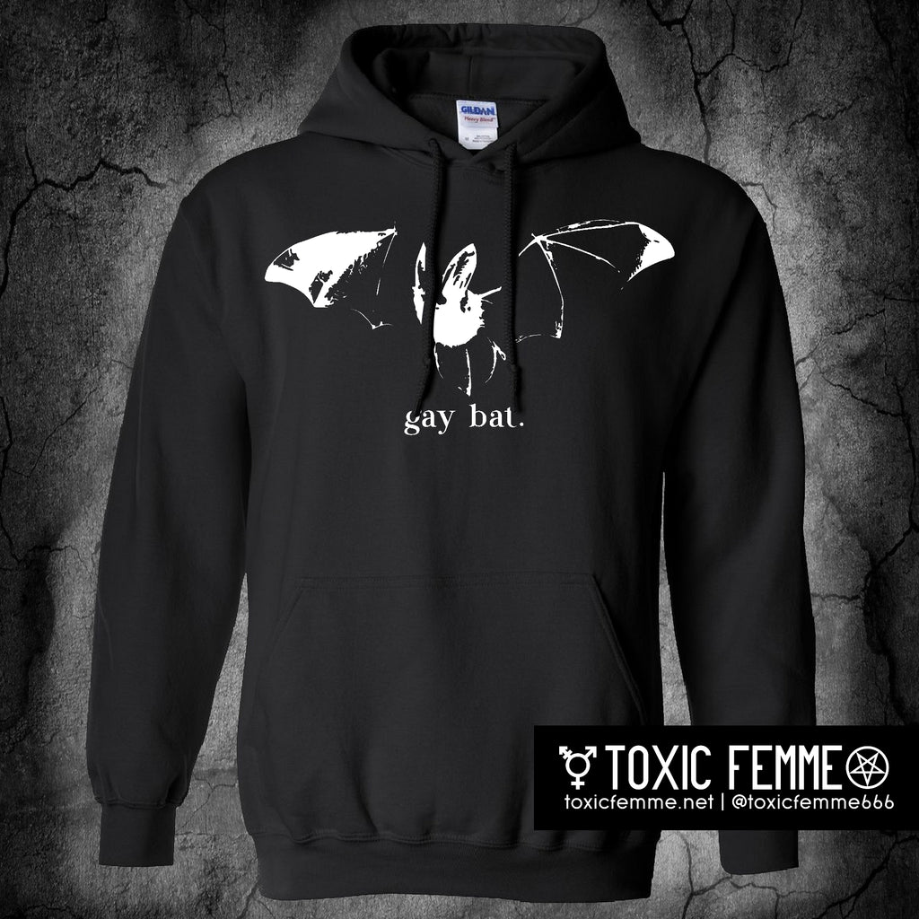 Gay Bat pullover hoodie