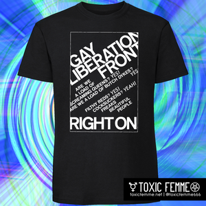 Gay Liberation Front vintage poster tee