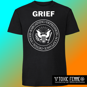 Five Stages of Grief punk tee
