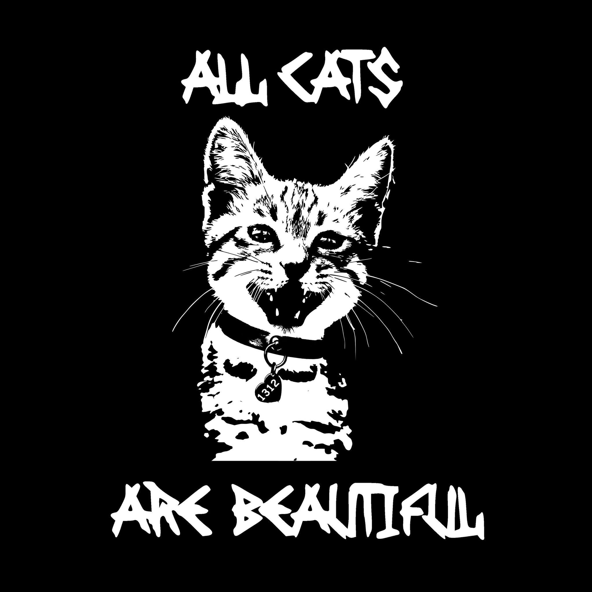 1312 All Cats Are Beautiful tee