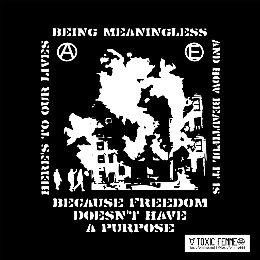 Johnny Hobo "Here's To Our Lives Being Meaningless" tee