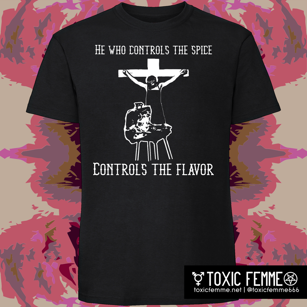 He Who Controls The Spice Jesus BBQ tee