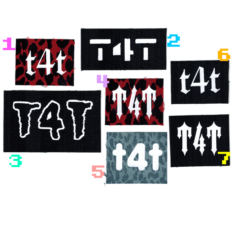 T4T sew-on patches