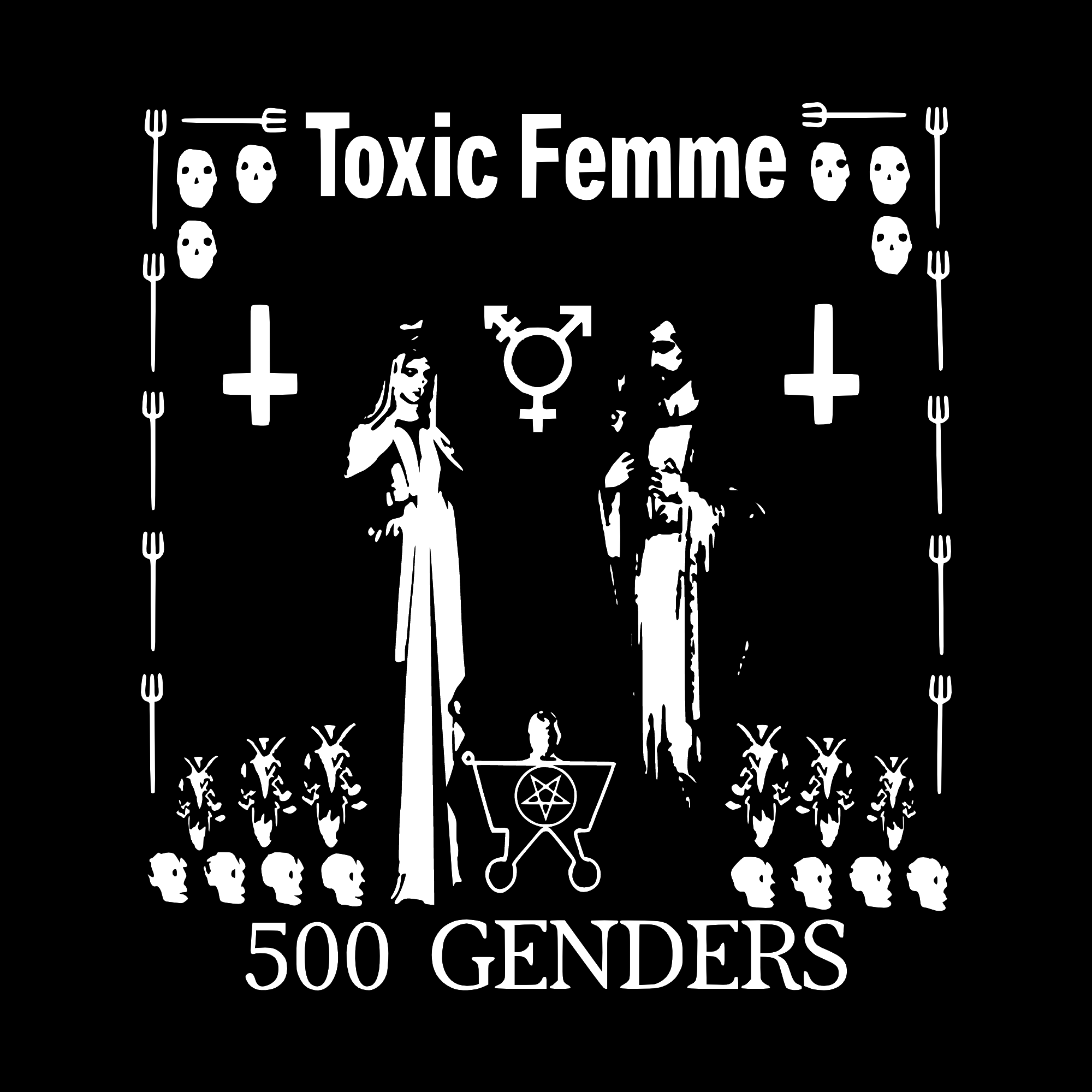 Toxic Femme Choking Victim 500 Genders shirt