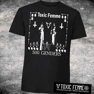 Toxic Femme Choking Victim 500 Genders shirt